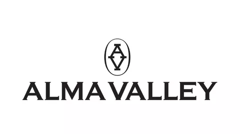 Логотип винодельни Alma Valley