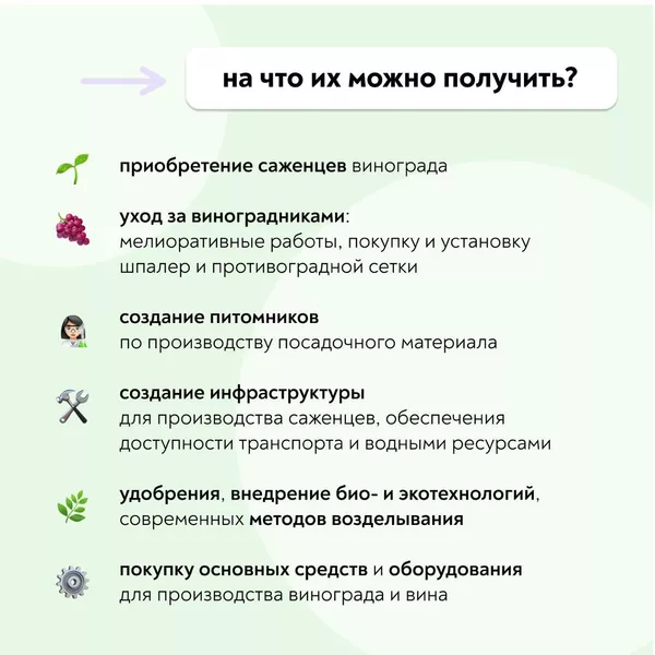 Инфографика от Минсельхоза РФ о поддержке виноградарство и виноделия Инфографика от Минсельхоза РФ о поддержке виноградарство и виноделия