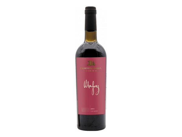 Вино сухое красное, ЗГУ Крым, Солнечная Долина, Шираз, 2023