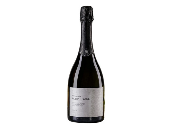 Вино игристое белое экстра брют, ЗГУ Долина Дона, Винодельня Ведерниковъ, 2017