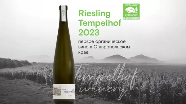 Первое органическое вино в Ставропольском крае от винодельни Tempelhof