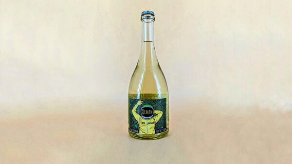 Вино игристое белое брют, ЗГУ Крым, Виктор Сташко, Понаехали, Вионье, 2023