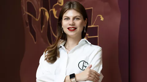 Анастасия Грицунова, гид винодельни Скалистый берег, победительница конкурса винных гидов 2025г.