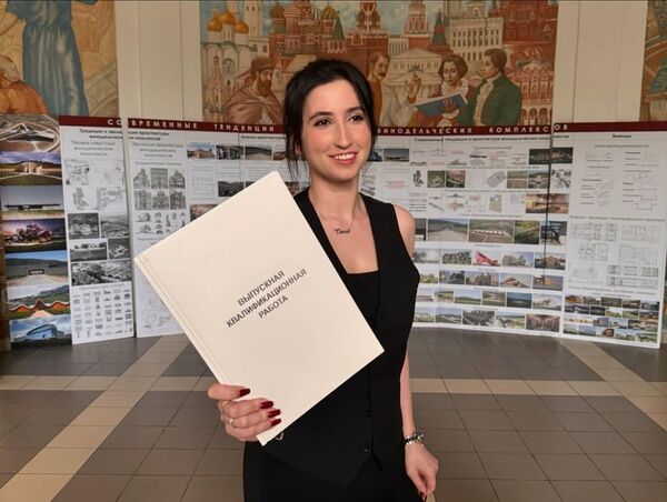 Дарья Третьякова, выпускница Московского архитектурного института (МАРХИ) Дарья Третьякова, выпускница Московского архитектурного института (МАРХИ)