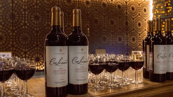 Продукция винодельни Фанагория в Монголии