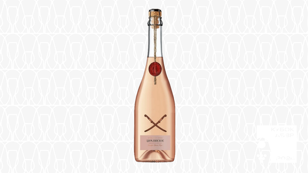 Российское шампанское розовое экстра брют Цимлянские вина Цимлянское выдержанное 2019